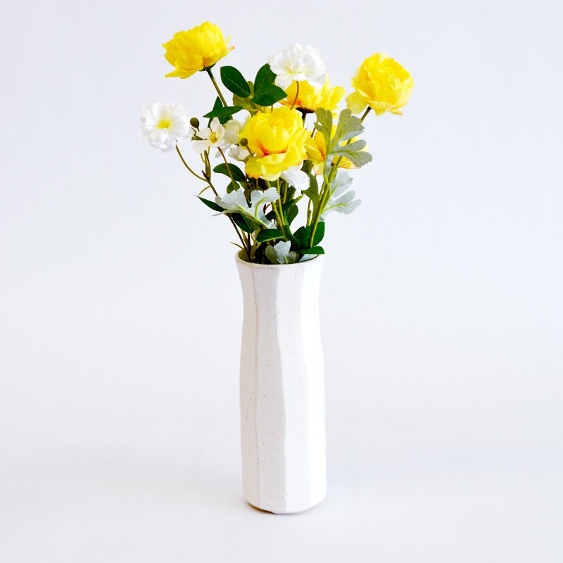 御影白 面取花入｜和食器通販｜織部 Online Store【公式】