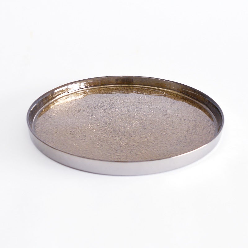 MIYABI エッジプレート シャンパンゴールド｜和食器通販｜織部 Online