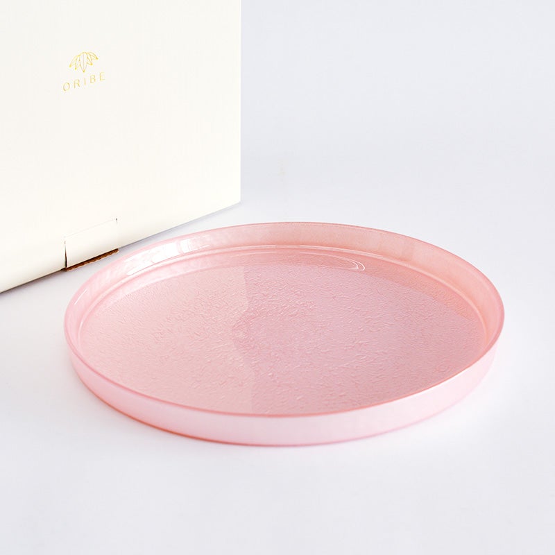 MIYABI エッジプレート ピンク｜和食器通販｜織部 Online Store【公式】