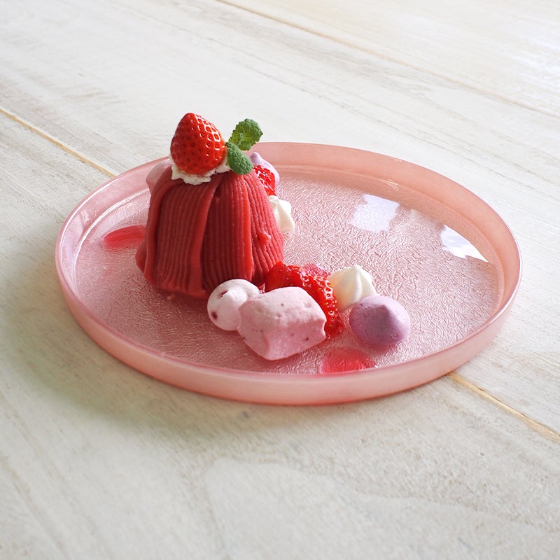 MIYABI エッジプレート ピンク｜和食器通販｜織部 Online Store【公式】