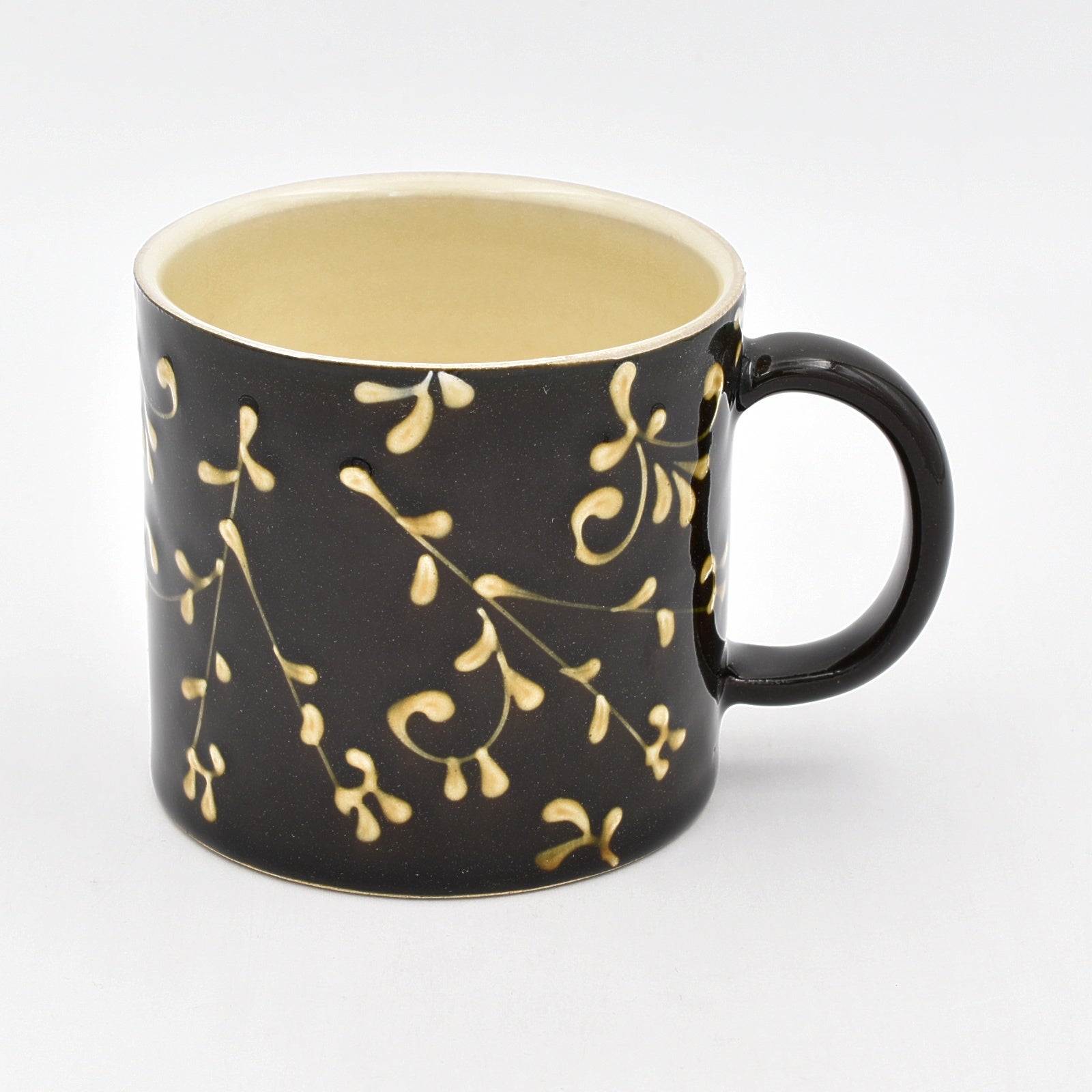 キッチン・食器 久保田健司 スリップウェア マグカップ 草花文 新品未