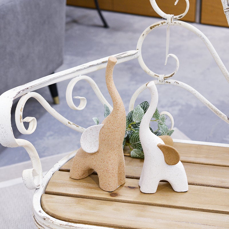 エレファントオーナメント ブラウン