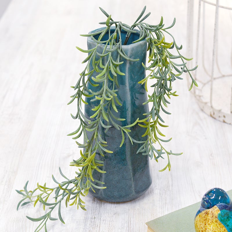 フラワーベース トルコブルー