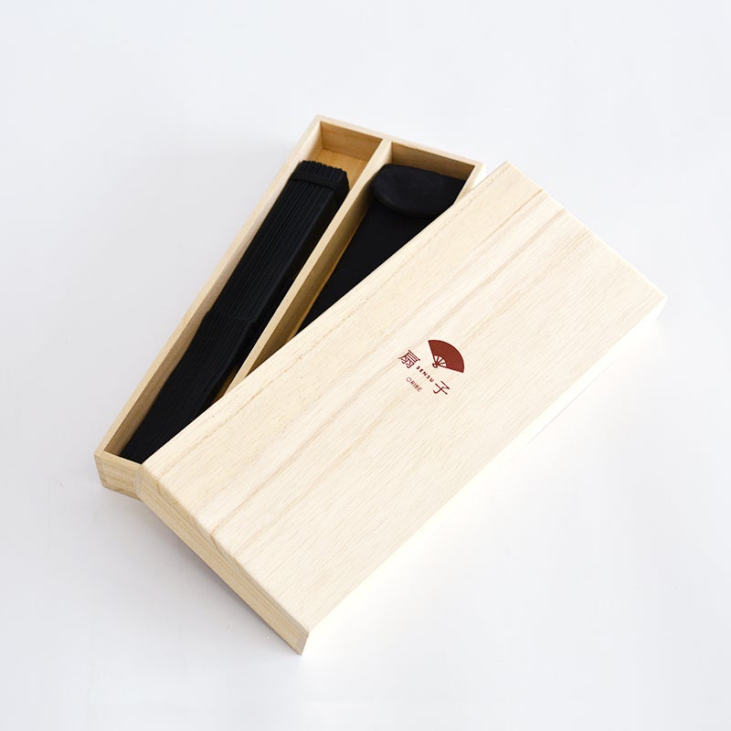 透かし左馬扇子 桐箱入 染竹｜和食器通販｜織部 Online Store【公式】