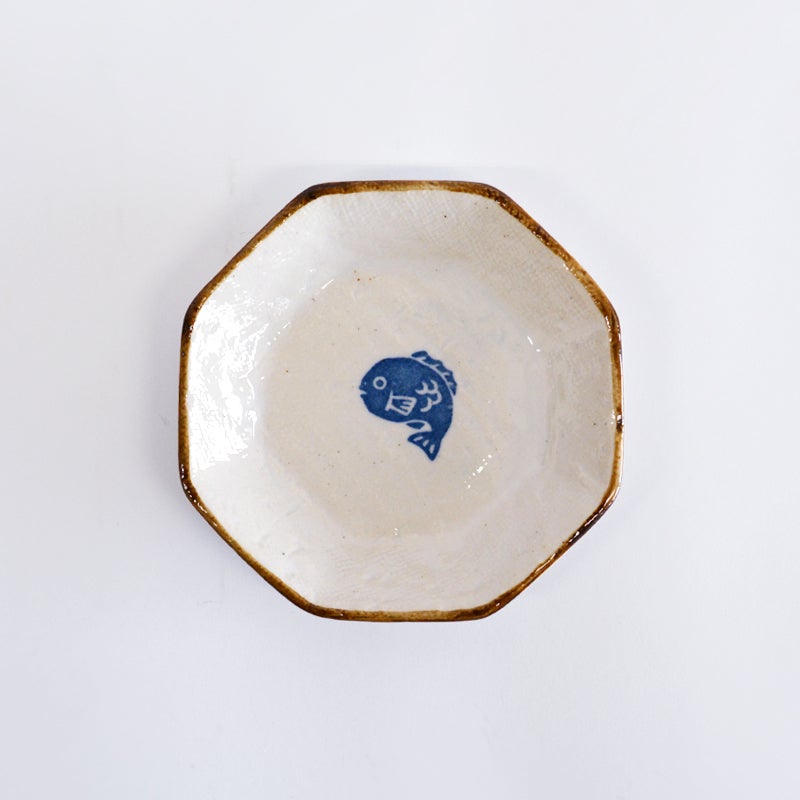 フォーチュン八角小皿 鯛