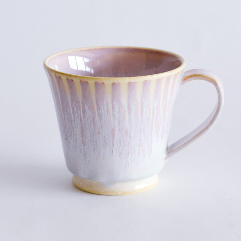 釉重ね マグカップ 暁十草