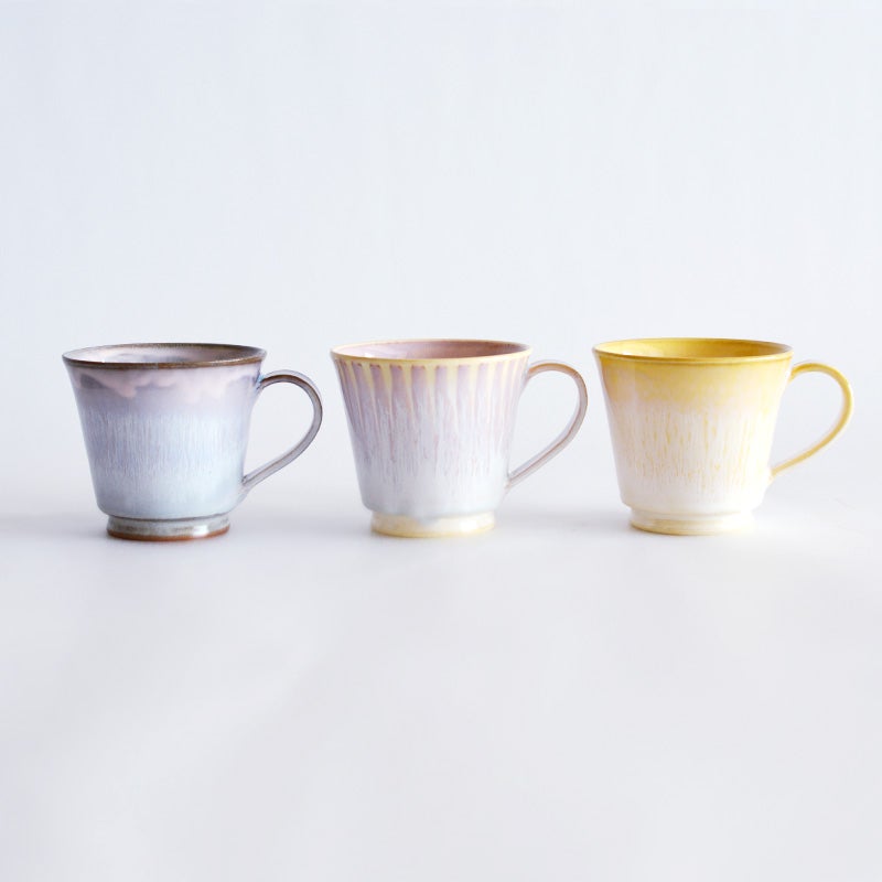 釉重ねマグカップ シリーズです