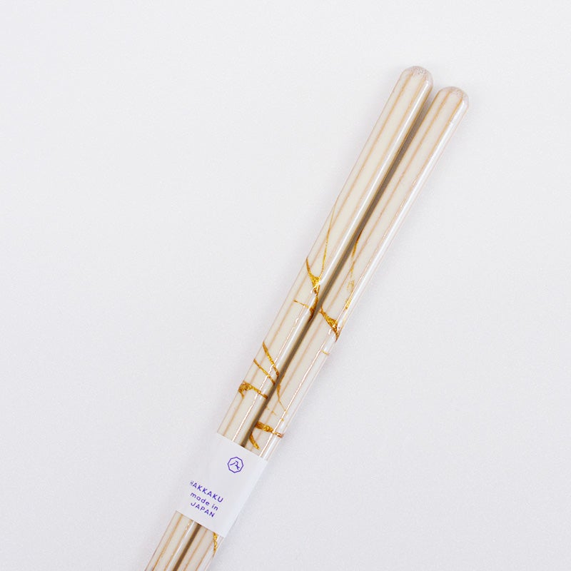 食洗 HAKKAKU 継刻箸 白