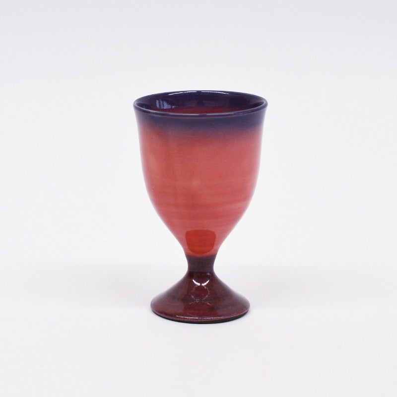 貫入ワインカップ ピンク