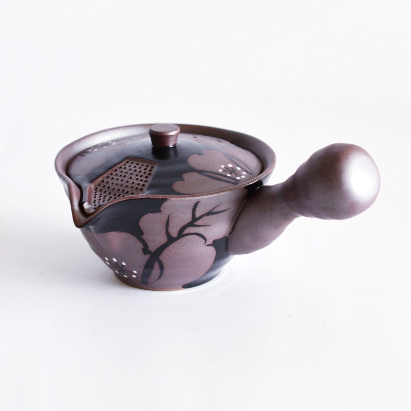 マサオ 煎茶道具　織部焼　煎茶碗　十客　陶印あり　時代箱　V　9069 煎茶器 | 西川貞三郎商店