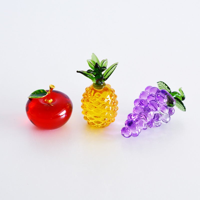 カラフルなフルーツバスケット　置物 クリスタルフルーツ バスケット｜和食器通販｜織部 Online Store【公式】
