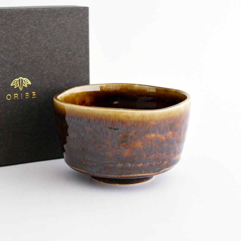 抹茶碗 伊羅保白流し