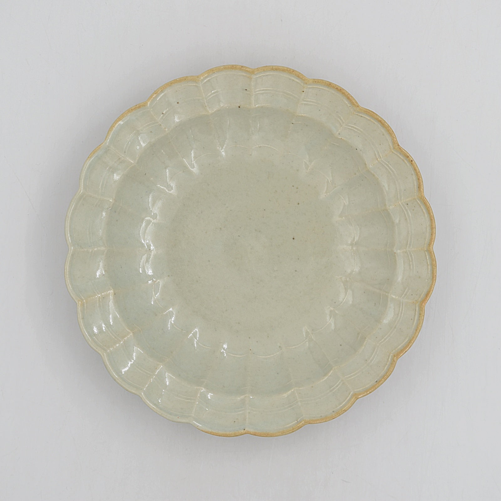 織部焼皿 黄瀬戸織部楕円長皿 商品番号192-15-081