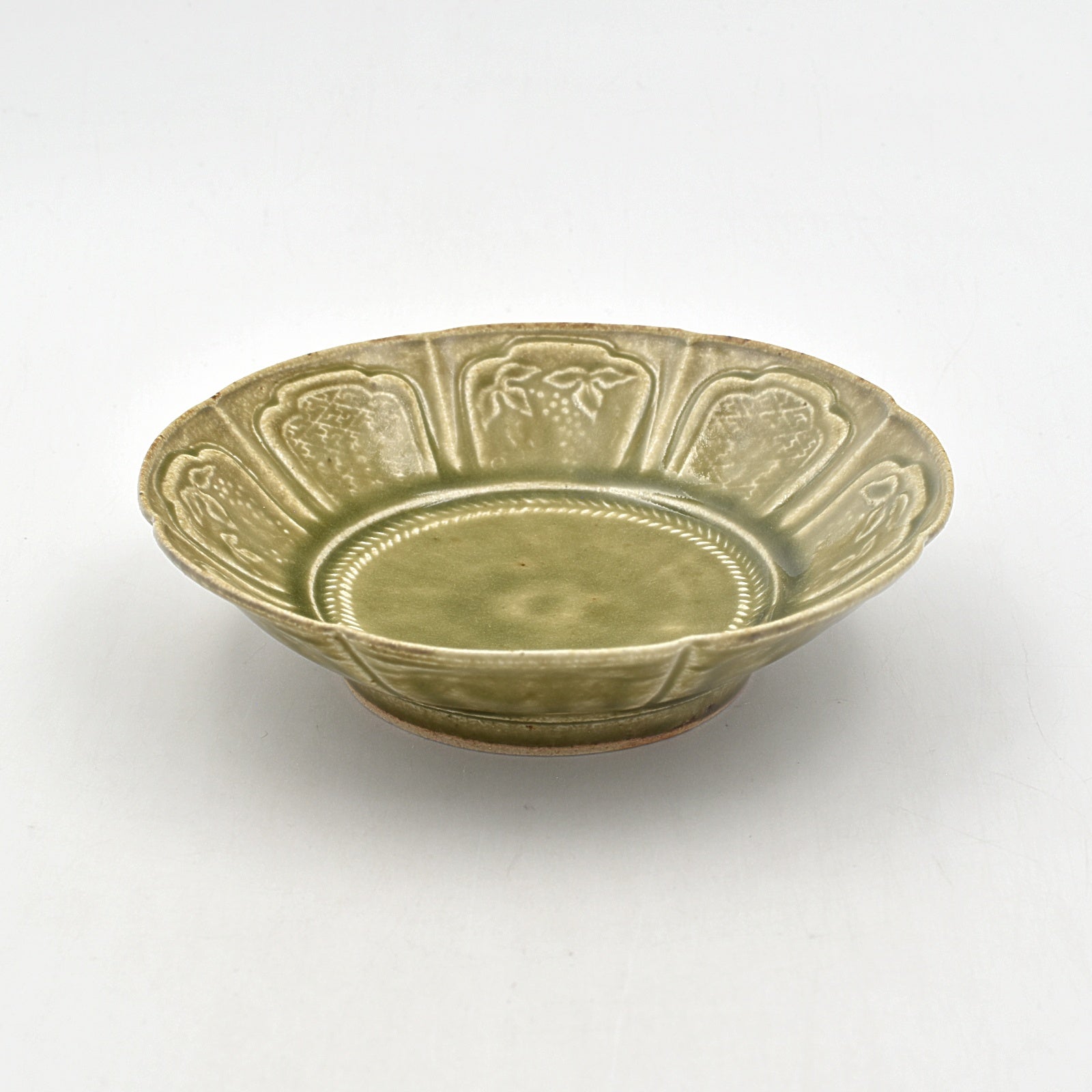 緑青磁葡萄文鉢｜和食器通販｜織部 Online Store【公式】