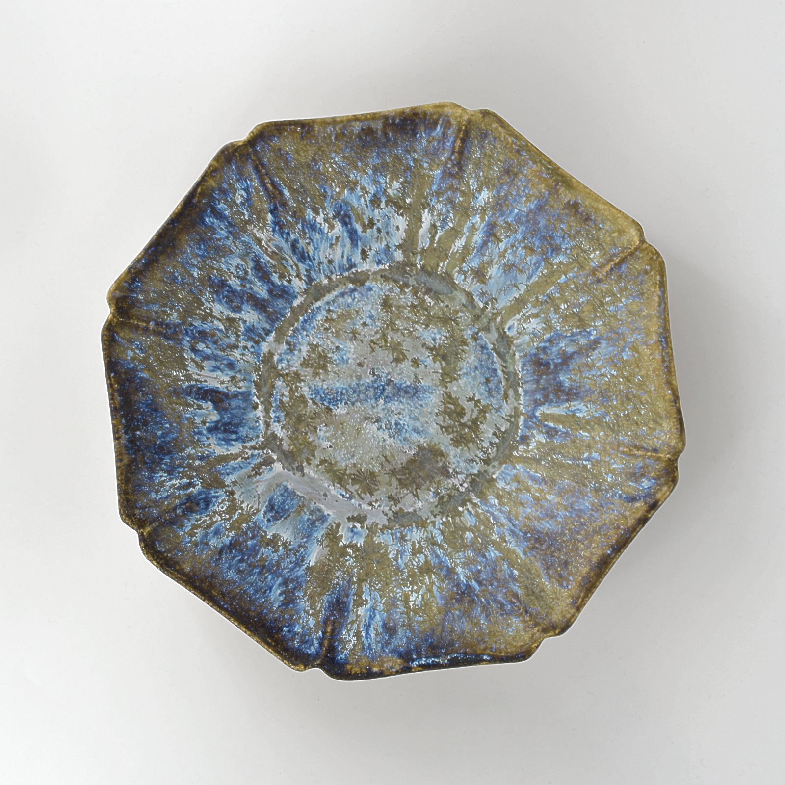 八角菓子器／柿右衛門作桐鳳凰繪。桐箱付き　銘・八角鉢。【新品・未使用品】 艶消八角鉢M(緑)｜和食器通販｜織部 Online Store【公式】