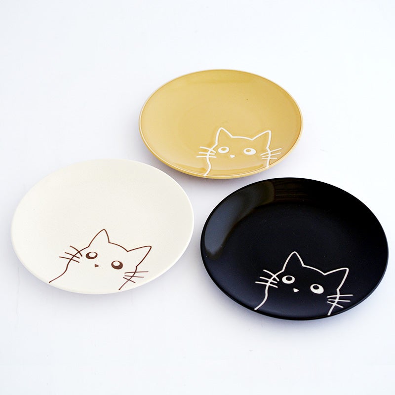 たくらみネコ プレートトリオ｜和食器通販｜織部 Online Store【公式】