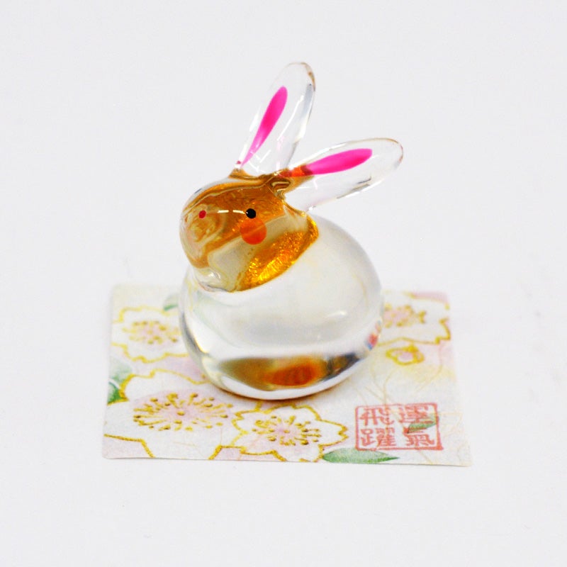 金彩硝子兎
