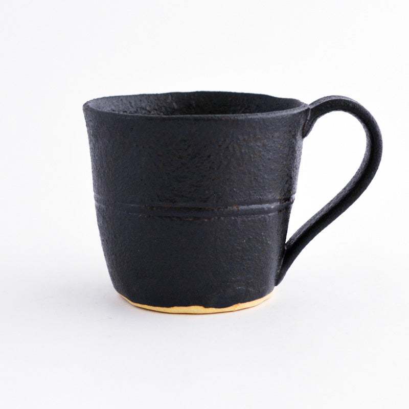 黒釉 たたら マグ 横線｜和食器通販｜織部 Online Store【公式】