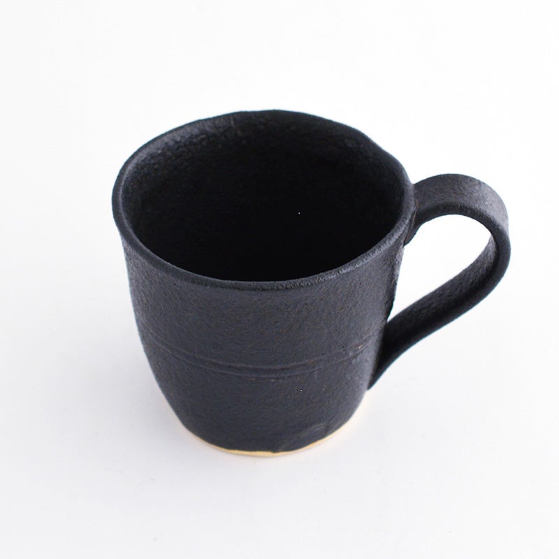 黒釉 たたら マグ 横線｜和食器通販｜織部 Online Store【公式】